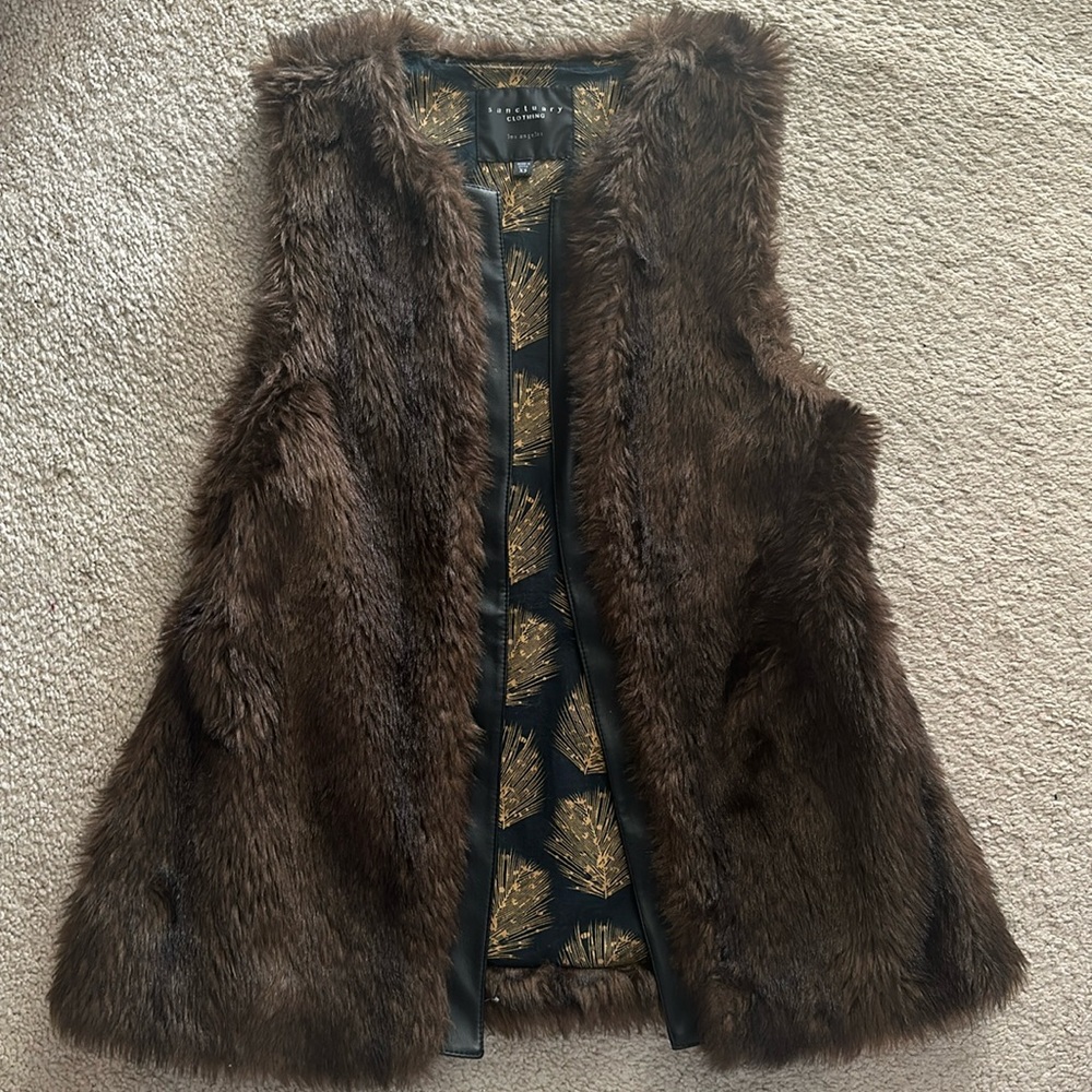 Sanctuary Fur vest